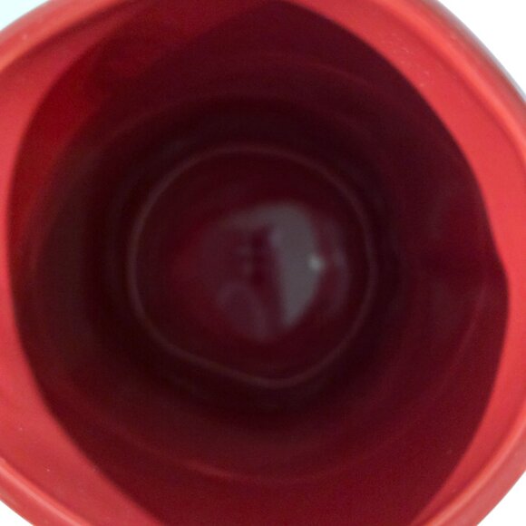 Rae Dunn Red "Love" mug with heart-shaped handle NWT - Picture 4 of 5